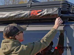 Ford Bronco Roof Rack Awning - Retractable - 6'6" x 9'8" Ford Bronco Roof Rack Awning - Retractable - 6'6" x 9'8"